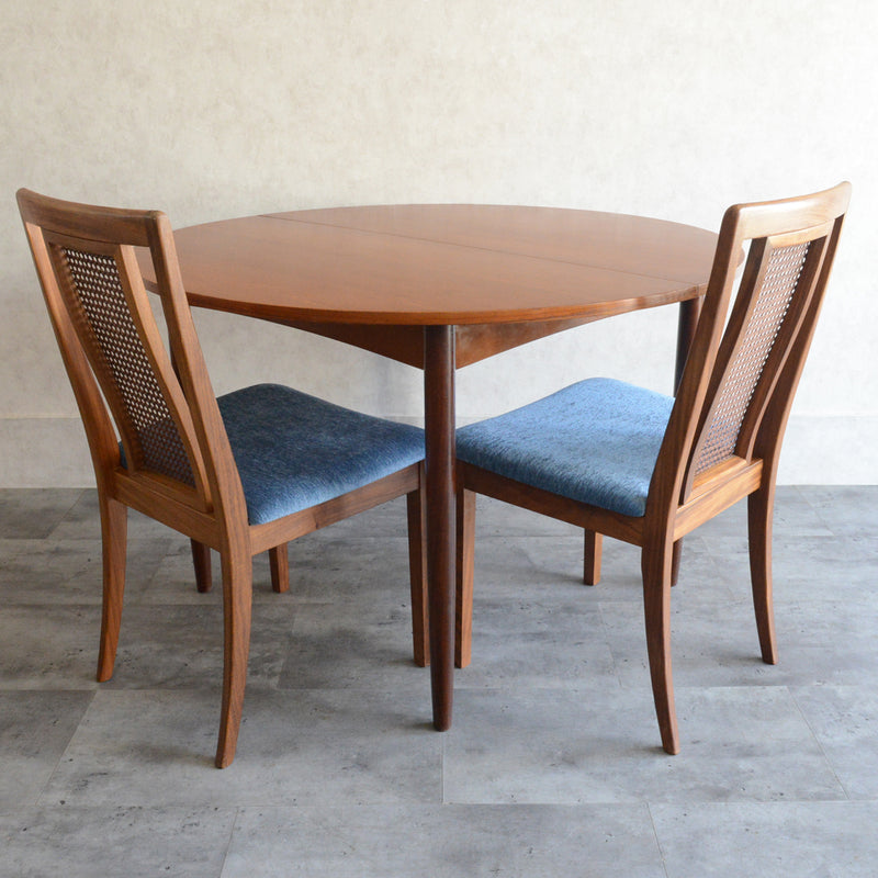 G-PLAN ジープラン コンパクト ラウンドテーブル 104(天板剥離再塗装/エクステンション）