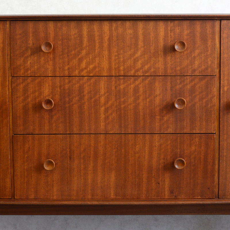 60S イギリス ヴィンテージ ショートサイドボード 49 (天板剝離再塗装済）