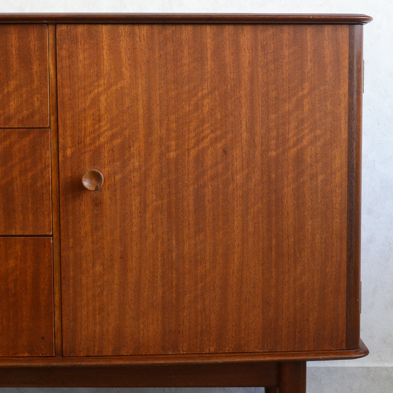 60S イギリス ヴィンテージ ショートサイドボード 49 (天板剝離再塗装済）