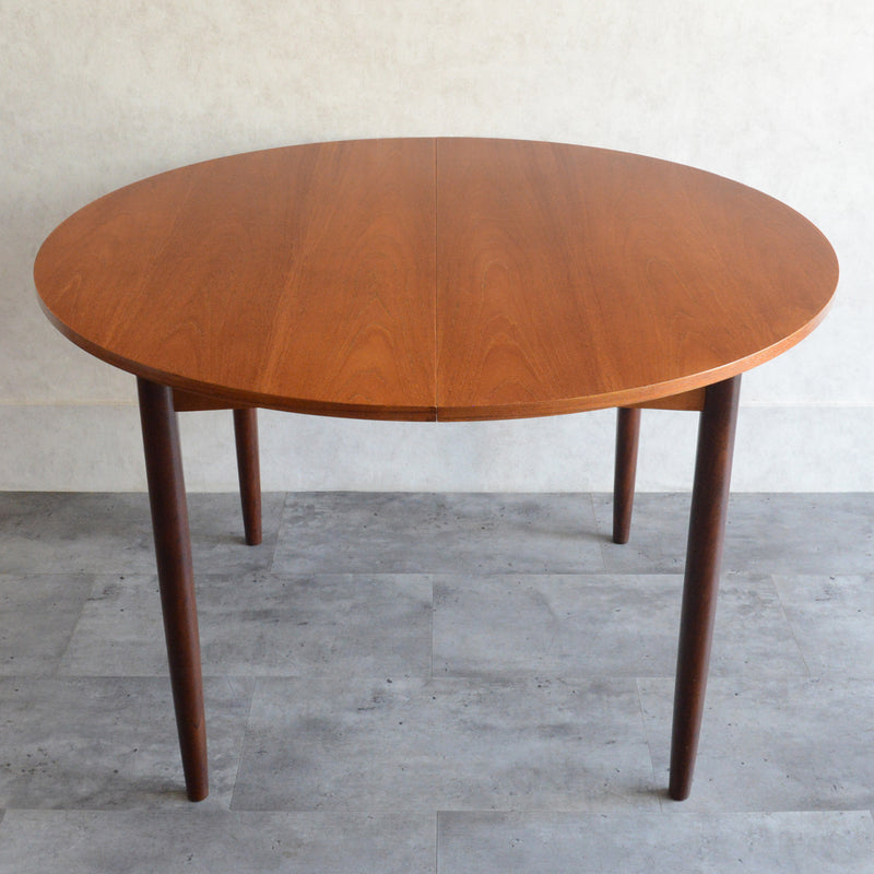 G-PLAN ジープラン コンパクト ラウンドテーブル 104(天板剥離再塗装/エクステンション）