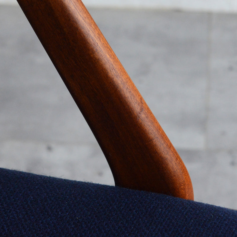 デンマークヴィンテージ Kai Kristiansen カイクリスチャンセン NV31チェア 5-52(張替済ネイビー）