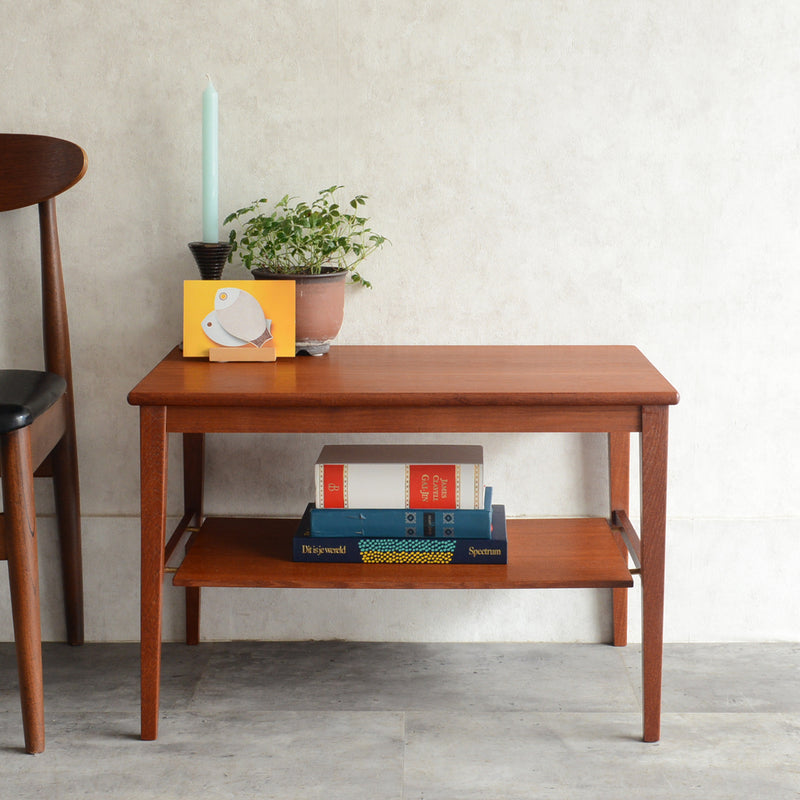 デンマーク　チーク サイドテーブル 3-44(ウッドオイル仕上）
