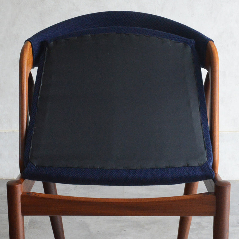 デンマークヴィンテージ Kai Kristiansen カイクリスチャンセン NV31チェア 5-52(張替済ネイビー）