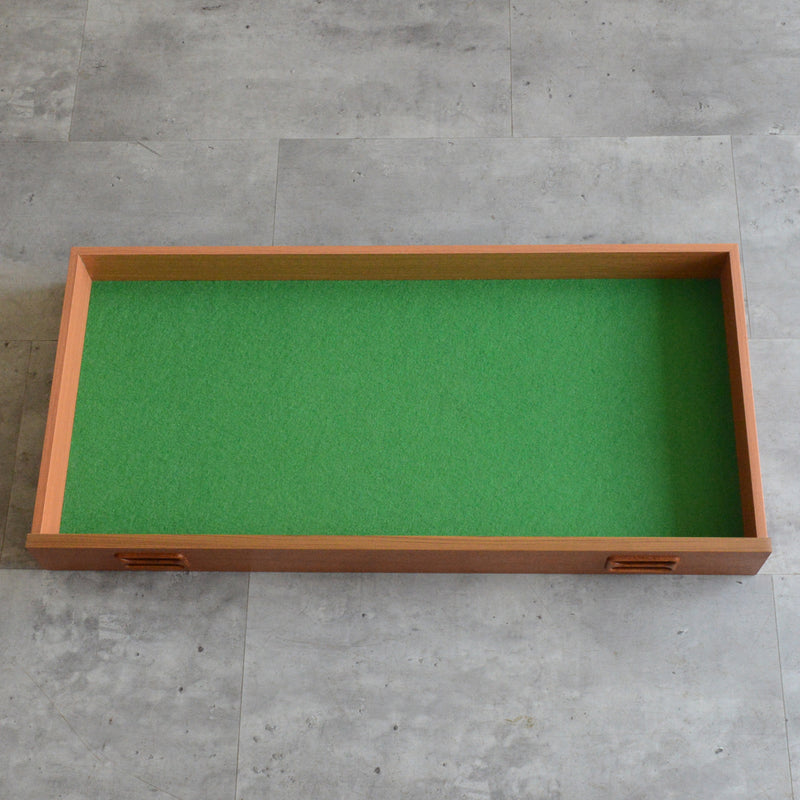 デンマークヴィンテージ 　抽斗付チークキャビネット  6-106