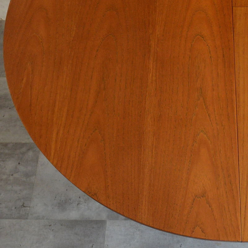 G-PLAN ジープラン コンパクト ラウンドテーブル 104(天板剥離再塗装/エクステンション）