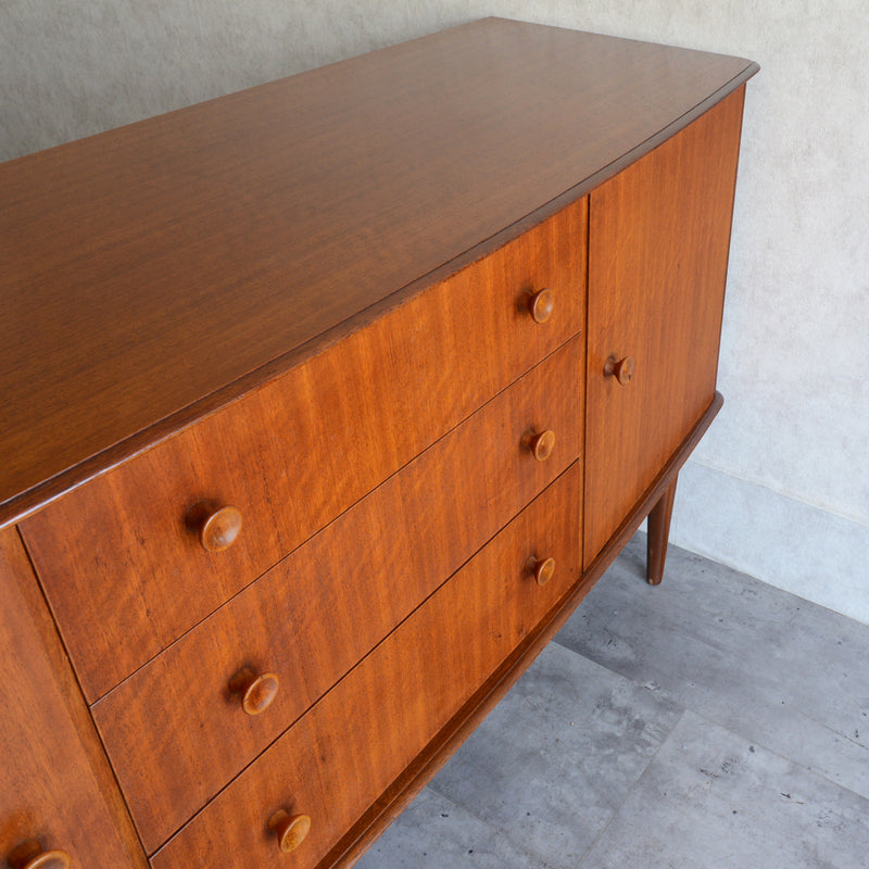 60S イギリス ヴィンテージ ショートサイドボード 49 (天板剝離再塗装済）