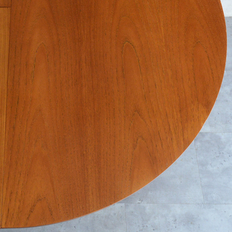 G-PLAN ジープラン コンパクト ラウンドテーブル 104(天板剥離再塗装/エクステンション）