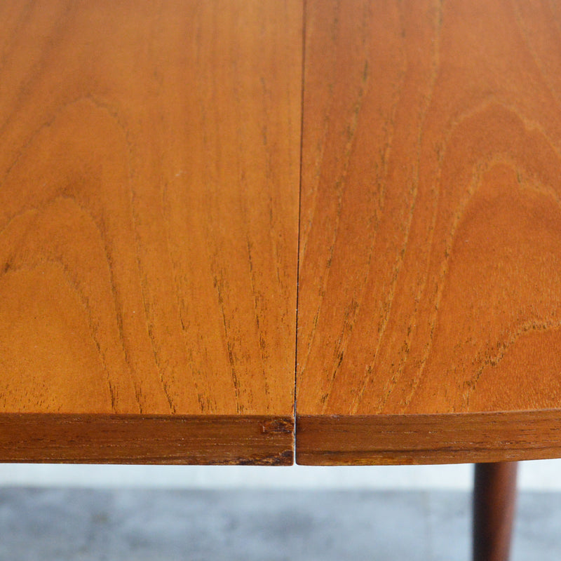 G-PLAN ジープラン コンパクト ラウンドテーブル 104(天板剥離再塗装/エクステンション）