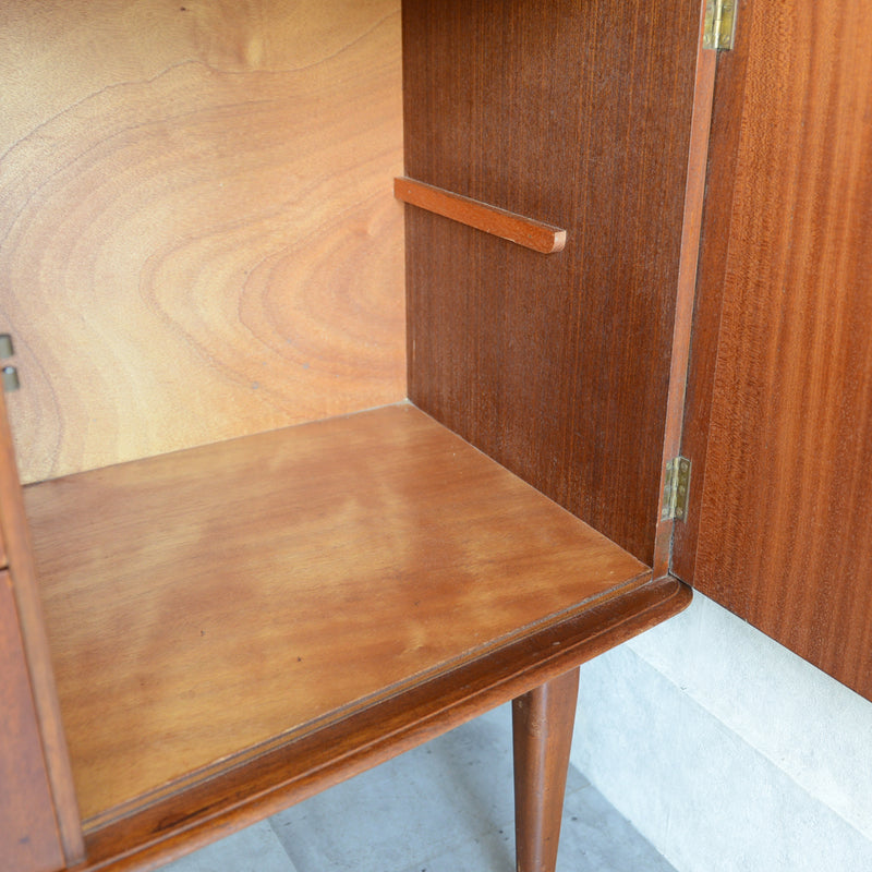 60S イギリス ヴィンテージ ショートサイドボード 49 (天板剝離再塗装済）