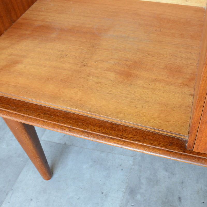 60S イギリス ヴィンテージ ショートサイドボード 49 (天板剝離再塗装済）