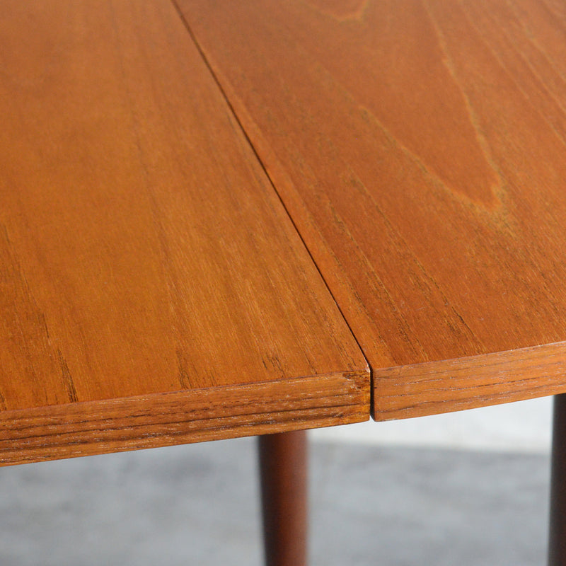 G-PLAN ジープラン コンパクト ラウンドテーブル 104(天板剥離再塗装/エクステンション）