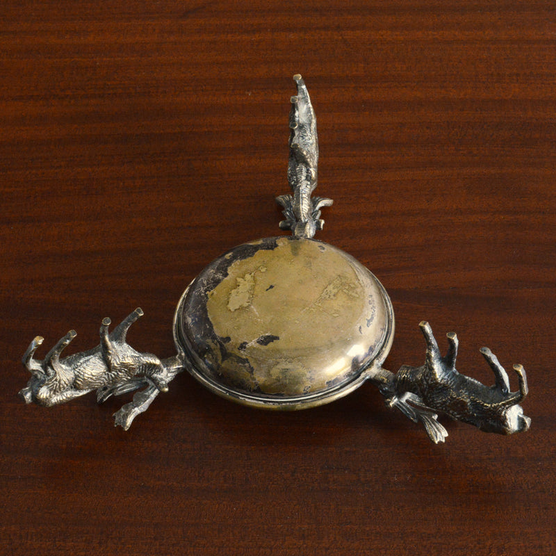 イギリスヴィンテージ　真鍮　鹿の小物入