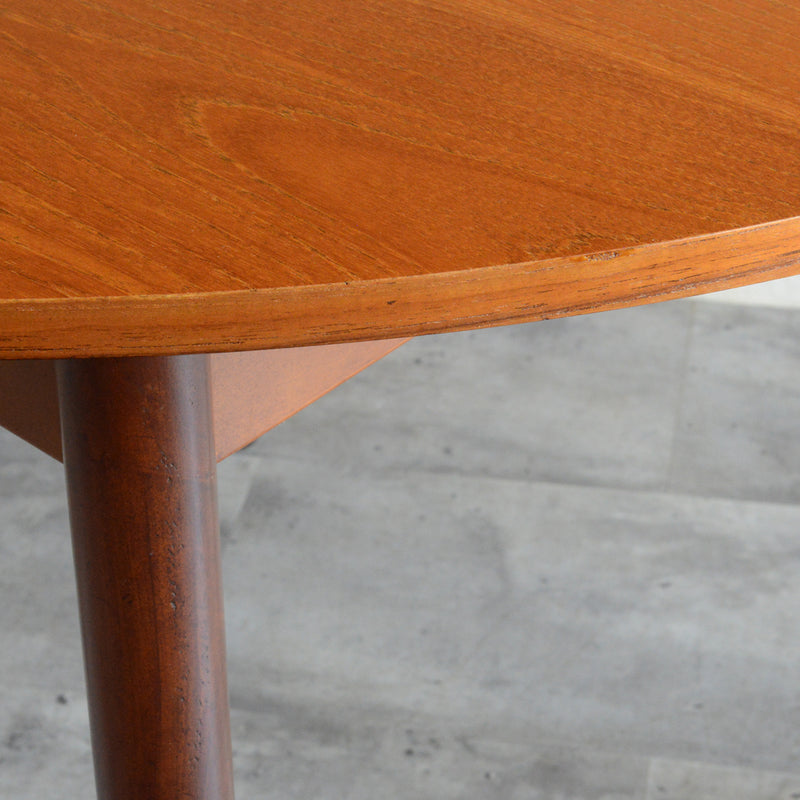 G-PLAN ジープラン コンパクト ラウンドテーブル 104(天板剥離再塗装/エクステンション）