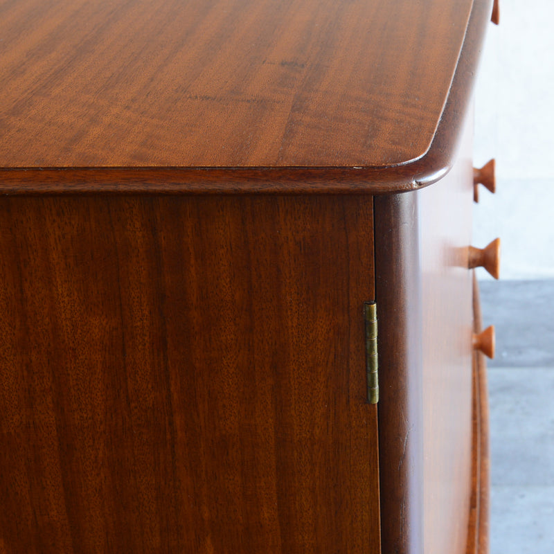 60S イギリス ヴィンテージ ショートサイドボード 49 (天板剝離再塗装済）