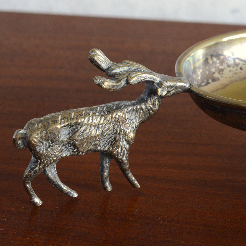 イギリスヴィンテージ　真鍮　鹿の小物入