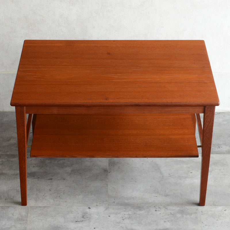 デンマーク　チーク サイドテーブル 3-44(ウッドオイル仕上）