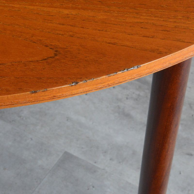 G-PLAN ジープラン コンパクト ラウンドテーブル 104(天板剥離再塗装/エクステンション）