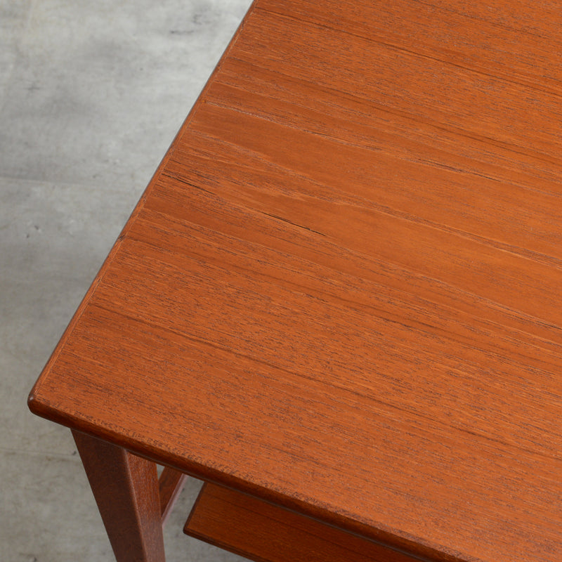 デンマーク　チーク サイドテーブル 3-44(ウッドオイル仕上）