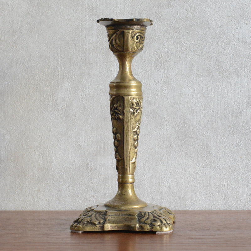 イギリスヴィンテージ　キャンドルスタンド　2台セット（葡萄)