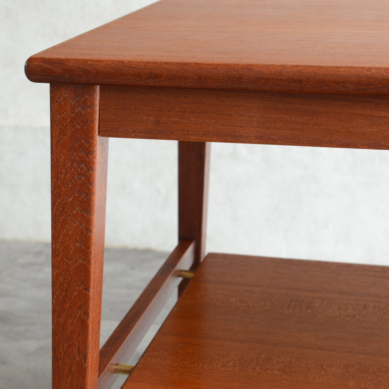 デンマーク　チーク サイドテーブル 3-44(ウッドオイル仕上）