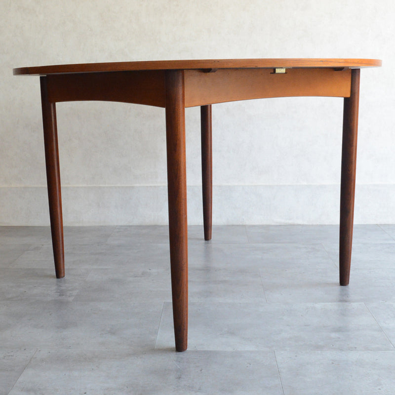 G-PLAN ジープラン コンパクト ラウンドテーブル 104(天板剥離再塗装/エクステンション）