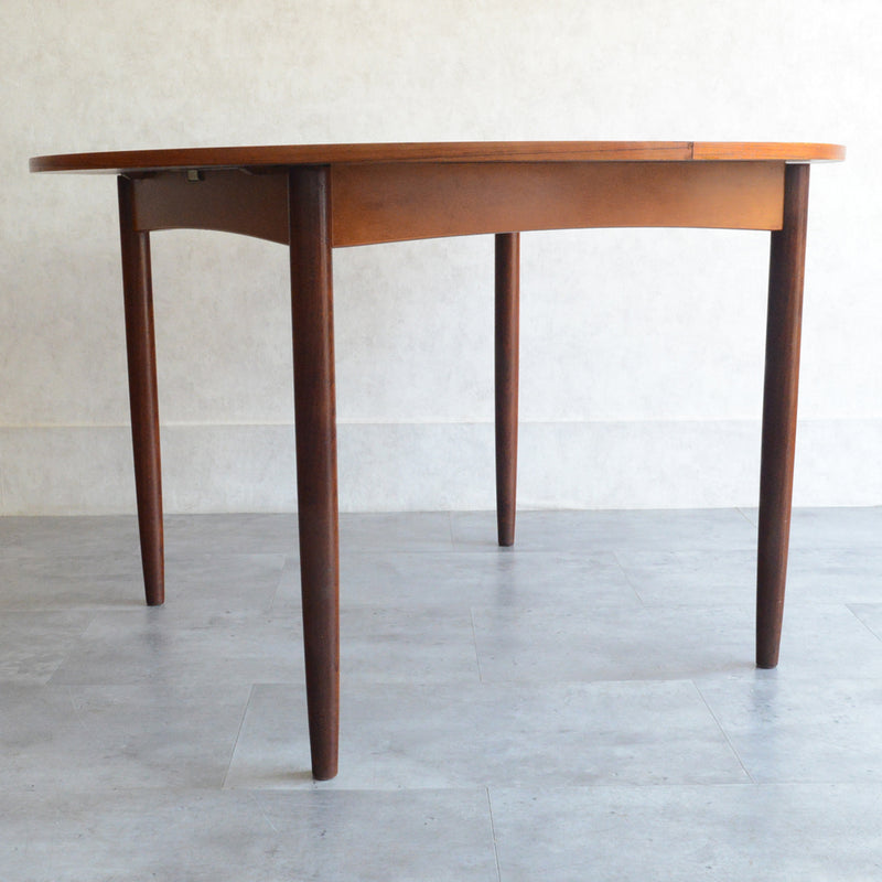 G-PLAN ジープラン コンパクト ラウンドテーブル 104(天板剥離再塗装/エクステンション）