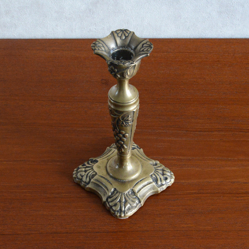 イギリスヴィンテージ　キャンドルスタンド　2台セット（葡萄)