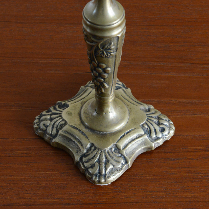 イギリスヴィンテージ　キャンドルスタンド　2台セット（葡萄)