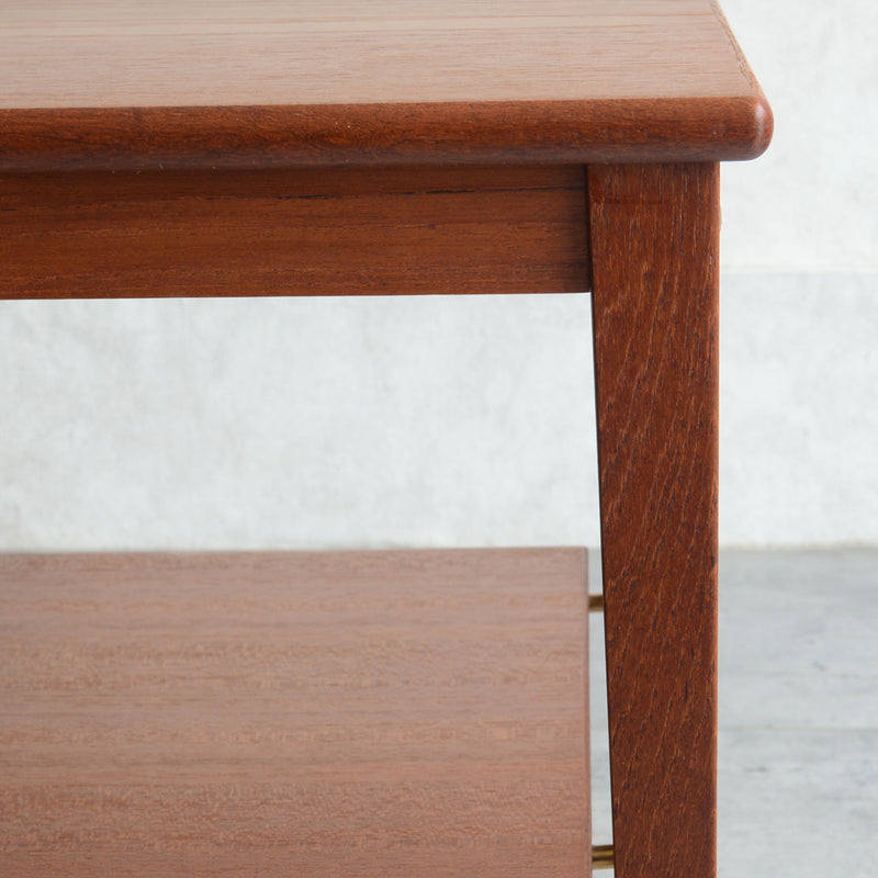 デンマーク　チーク サイドテーブル 3-44(ウッドオイル仕上）