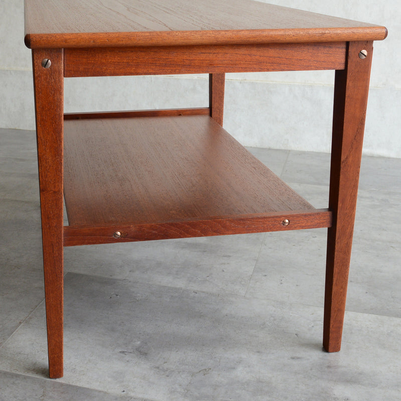 デンマーク　チーク サイドテーブル 3-44(ウッドオイル仕上）