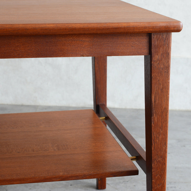 デンマーク　チーク サイドテーブル 3-44(ウッドオイル仕上）