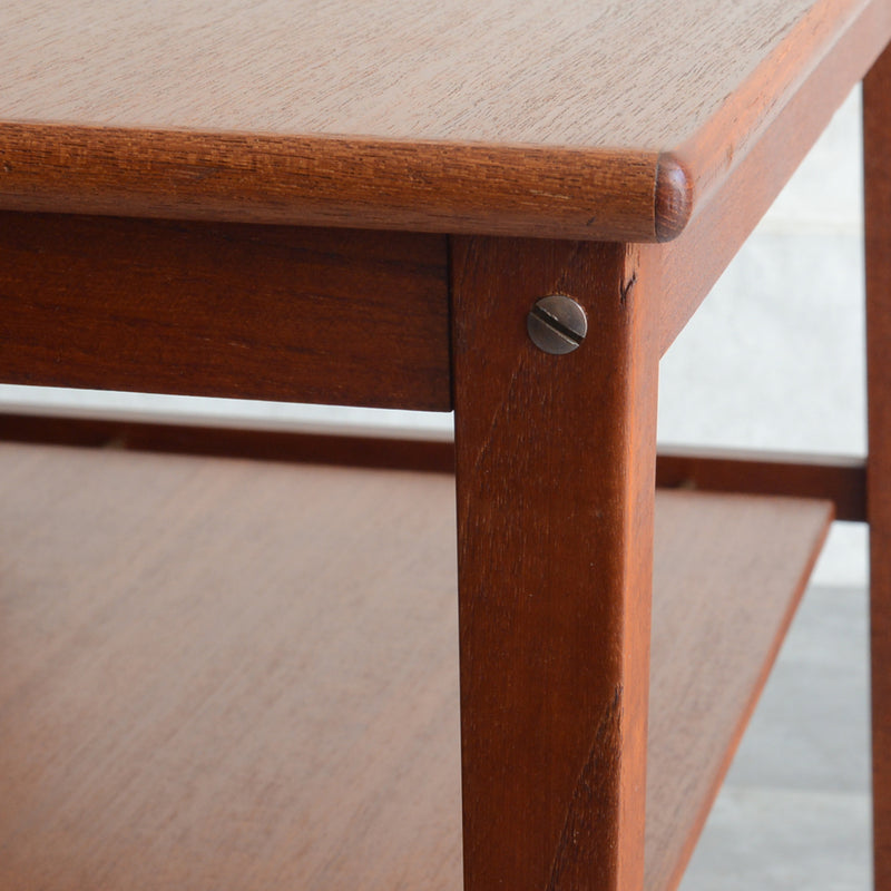 デンマーク　チーク サイドテーブル 3-44(ウッドオイル仕上）