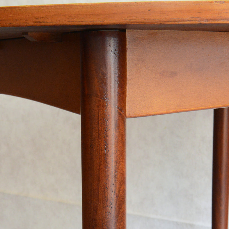 G-PLAN ジープラン コンパクト ラウンドテーブル 104(天板剥離再塗装/エクステンション）