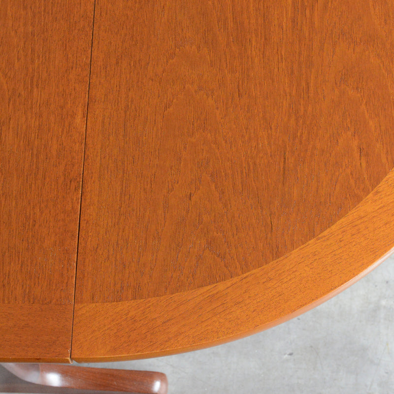 Nathan ネイサン ゲートレッグ　ローテーブル36(天板剝離再塗装）