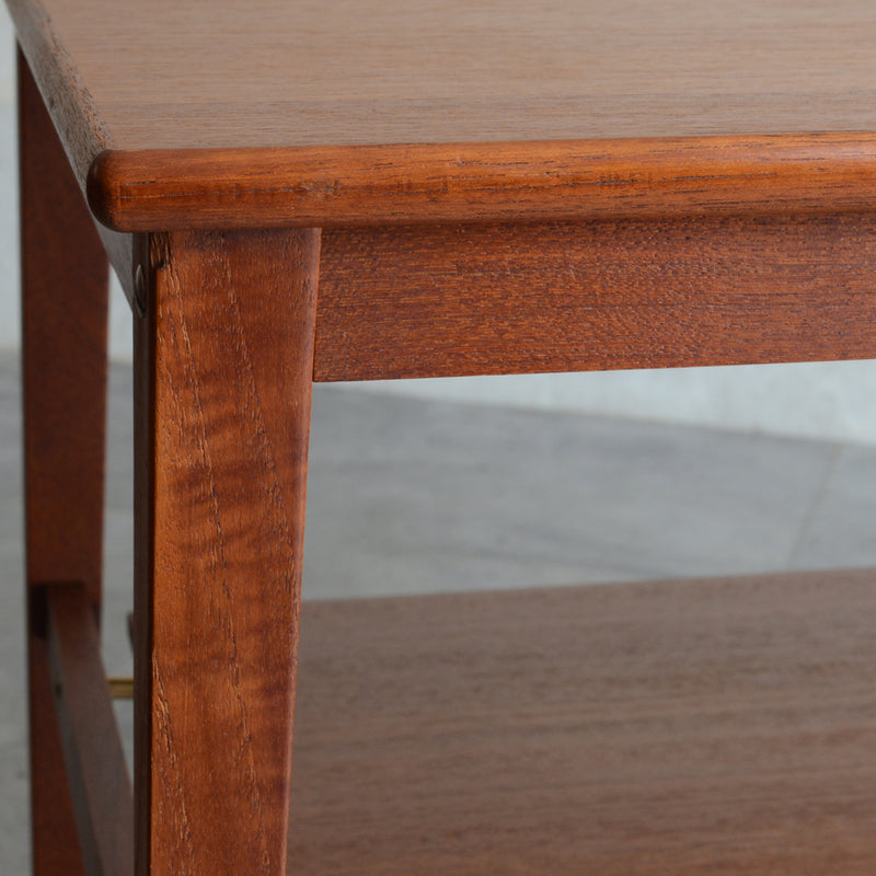 デンマーク　チーク サイドテーブル 3-44(ウッドオイル仕上）