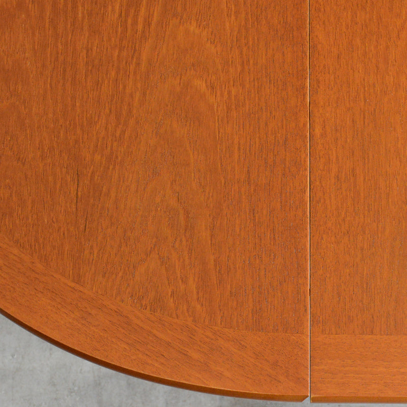 Nathan ネイサン ゲートレッグ　ローテーブル36(天板剝離再塗装）