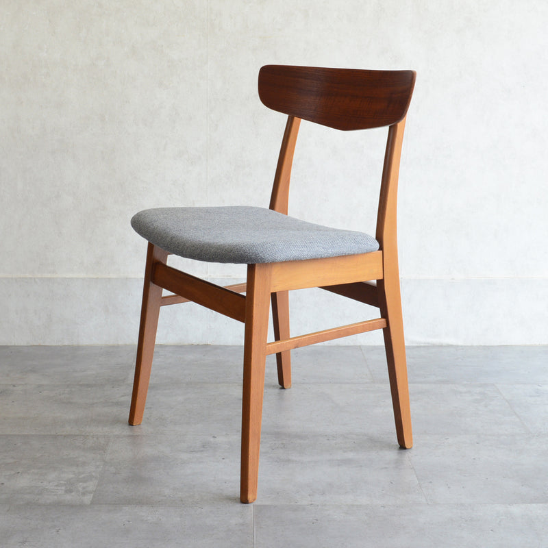 デンマークヴィンテージ ダイニングチェア 3-49(張替済・オイル仕上)