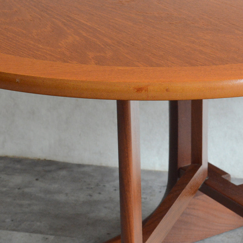 Nathan ネイサン ゲートレッグ　ローテーブル36(天板剝離再塗装）