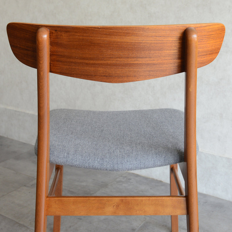 デンマークヴィンテージ ダイニングチェア 3-49(張替済・オイル仕上)