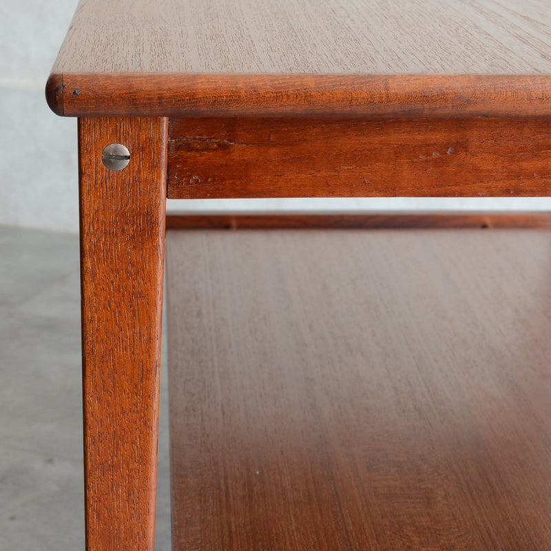 デンマーク　チーク サイドテーブル 3-44(ウッドオイル仕上）