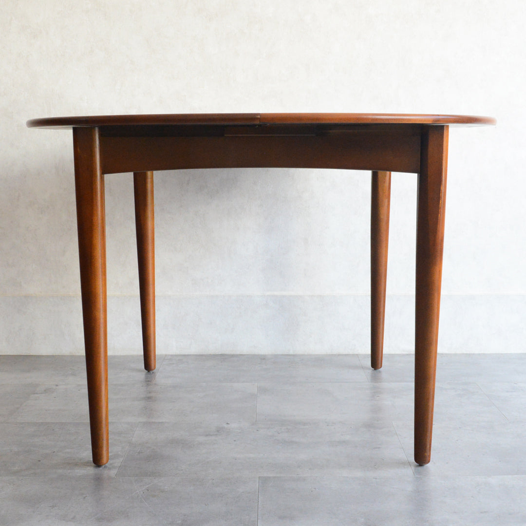 Jentique コンパクト エクステンション ラウンドテーブル11(天板剥離再塗装済)