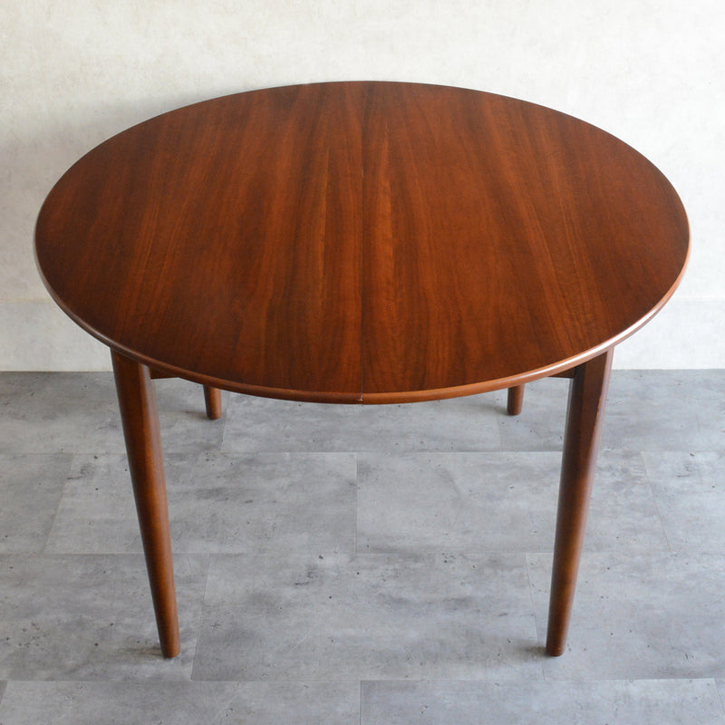 Jentique コンパクト エクステンション ラウンドテーブル11(天板剥離再塗装済)