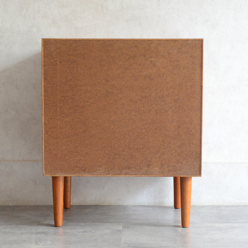 デンマークヴィンテージ  チーク４段スモールチェスト 6-75