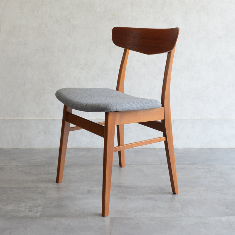 デンマークヴィンテージ ダイニングチェア 3-50(張替済・オイル仕上)