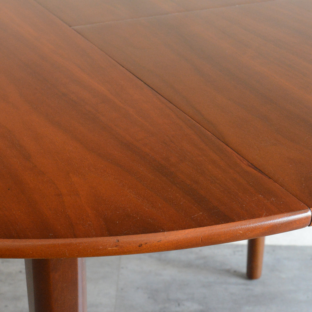 Jentique コンパクト エクステンション ラウンドテーブル11(天板剥離再塗装済)