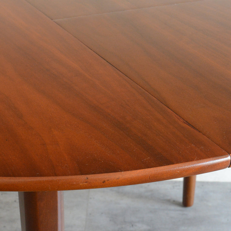 Jentique コンパクト エクステンション ラウンドテーブル11(天板剥離再塗装済)