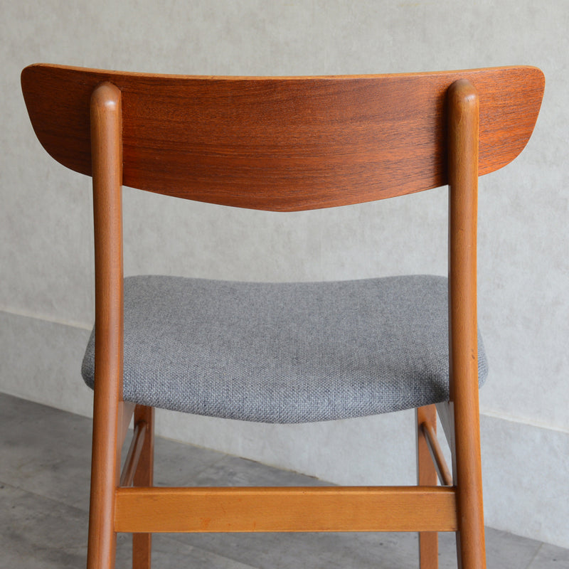 デンマークヴィンテージ ダイニングチェア 3-50(張替済・オイル仕上)