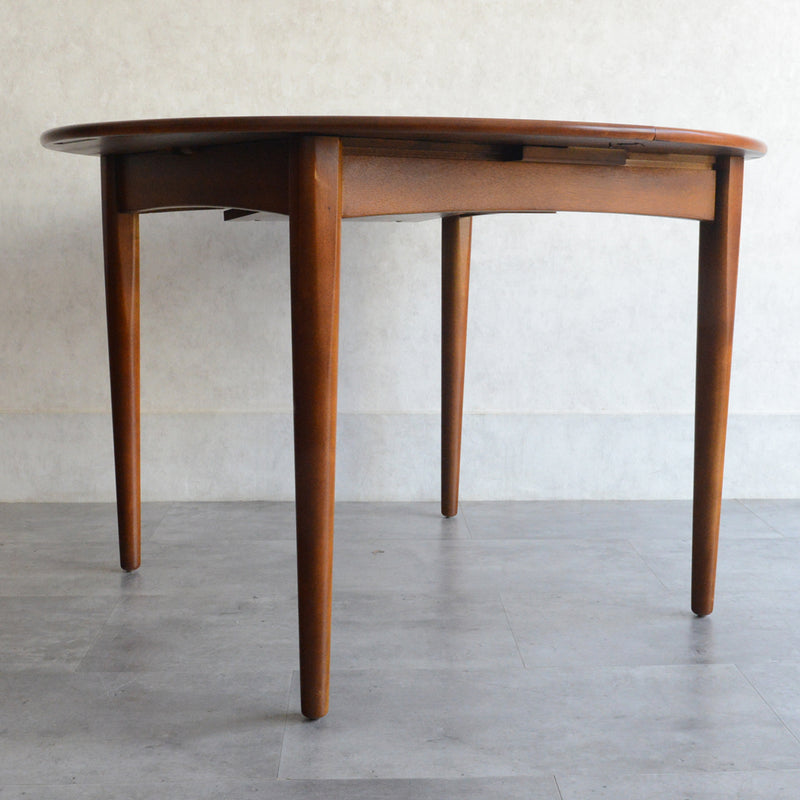 Jentique コンパクト エクステンション ラウンドテーブル11(天板剥離再塗装済)