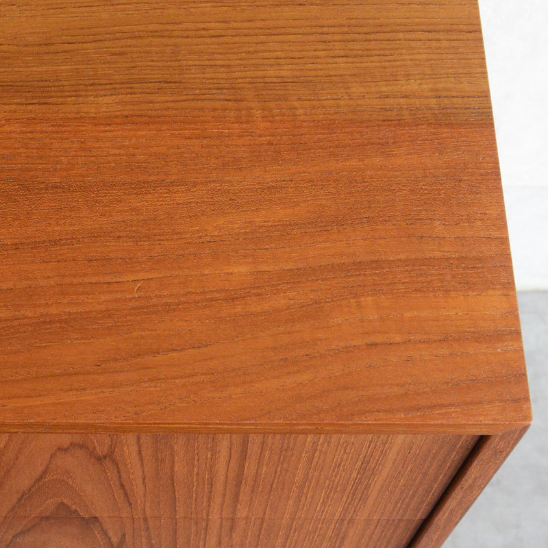 デンマークヴィンテージ  チーク４段スモールチェスト 6-75