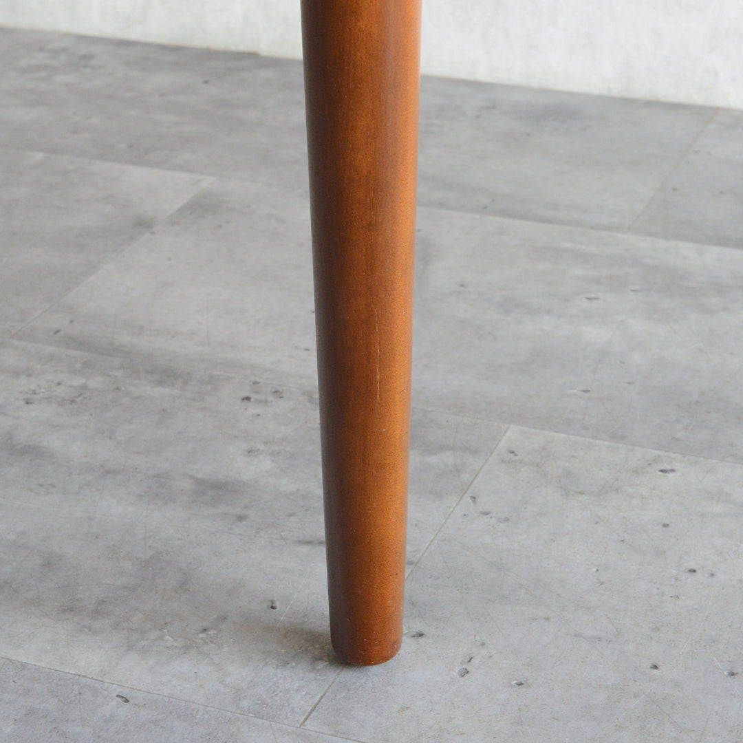 Jentique コンパクト エクステンション ラウンドテーブル11(天板剥離再塗装済)